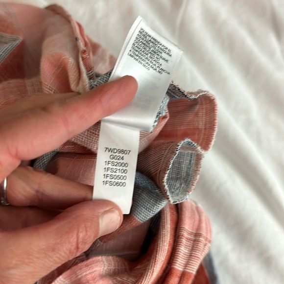 Lucky Brand Striped Blake Sleeveless Cropped Open Back Jumpsuit Romper XS - Picture 12 of 13